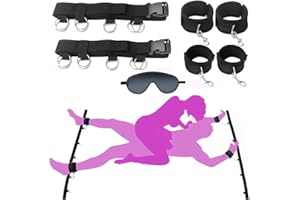 Bed Restraint for Queen Size Bed Sex Resistant Tie Legs and Arms for Adult Hand Leg Cuffs Ankle Wrist Restraints Bondaged Res