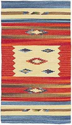 Jute & Co. Kilim - Alfombra tapete (algodón, Tejido a Mano, 55 x ...