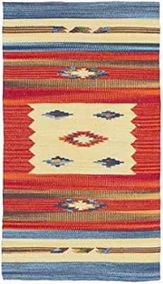 Jute & Co. Kilim - Alfombra tapete (algodón, Tejido a Mano, 55 x ...