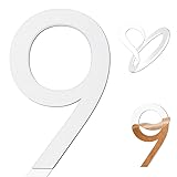 5 Inch Adhesive Numbers, White house Numbers for