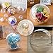 StillCool Clear Fillable Ornaments Ball, Pack of 12 Individual 60mm Craft Christmas Ornament Baubles