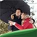 Procella Windproof Travel Umbrella, Compact and Small Closed - Large 46 In Open, Super Wind Rain Resistant - Lightweight & Portable - Automatic Open/Close - Best Travel Accessories for Men and Women