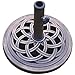 DC America UBP18181-BR 18-Inch Cast Stone Umbrella Base, Made from Rust Free Composite Materials, Bronze Powder Coated Finish primary
