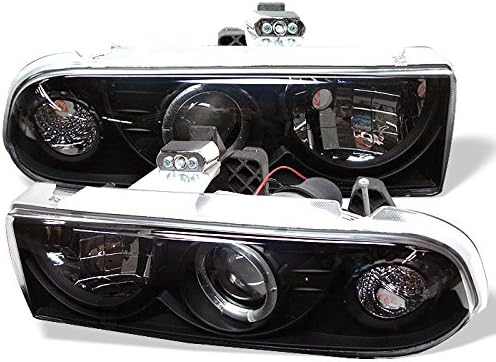 Spyder Auto :: PRO-YD-CS1098-BK Chevy S10 98-04 / Chevy Blazer 98-05 Projector Headlights - LED Halo - Black - High 9005 (Not Included) - Low H1 (Included)