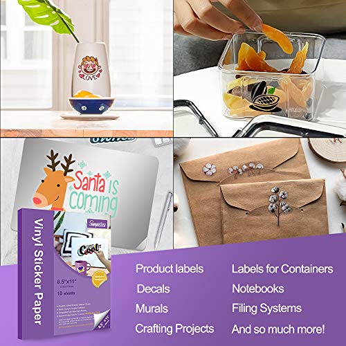 Premium Printable Vinyl Sticker Paper Waterproof Translucent Decal