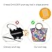 CHAUDER Insulated Neoprene Lunch Bag: Large Lunch Tote Carry Case Box Cooler Container with Zipper, Washable, Reusable, Perfect For Women, Girls, Kids To School, Office, Outdoors Picnic (Kaleidoscope)
