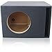 MDF Sub Woofer Enclosure Box [Black] for Single JL Audio W7 Car Subwoofer | ¾ Premium MDF Construction | Made in U.S.A. (13.5