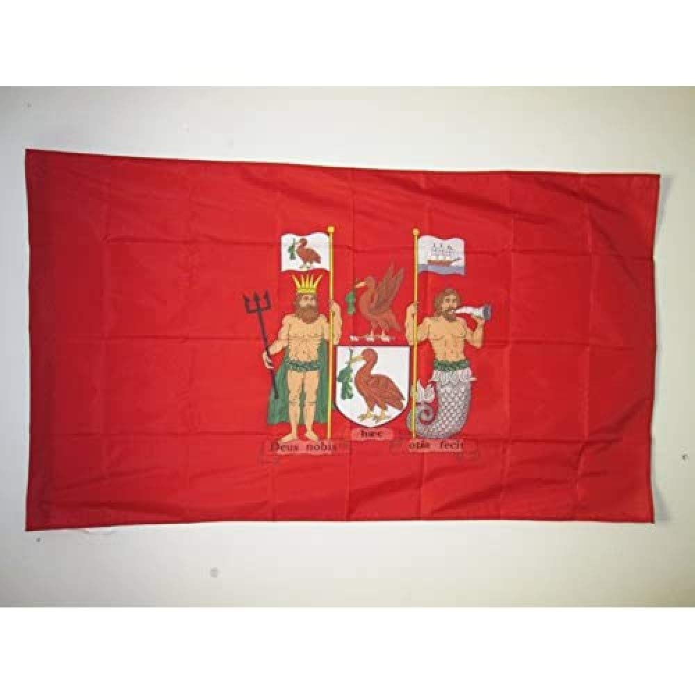 AZ FLAG - Liverpool Flag - 2x3 Ft - Liverpool Banner with Sleeve - 100% Polyester - Fade Resistant - Vivid Colors - 2' x 3' Feet - 90x60 Cm