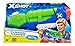 X-Shot Zuru Water Blaster Gun Medium Typhoon Thunder Toy, Blue, Green