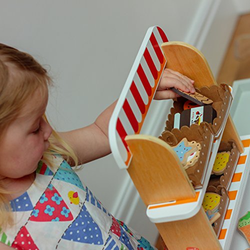 bee SMART Spielzeug-Supermarkt aus Holz mit hölzernen Spielzeug-Lebensmitteln, inkl. 26 Teile – Bild 7