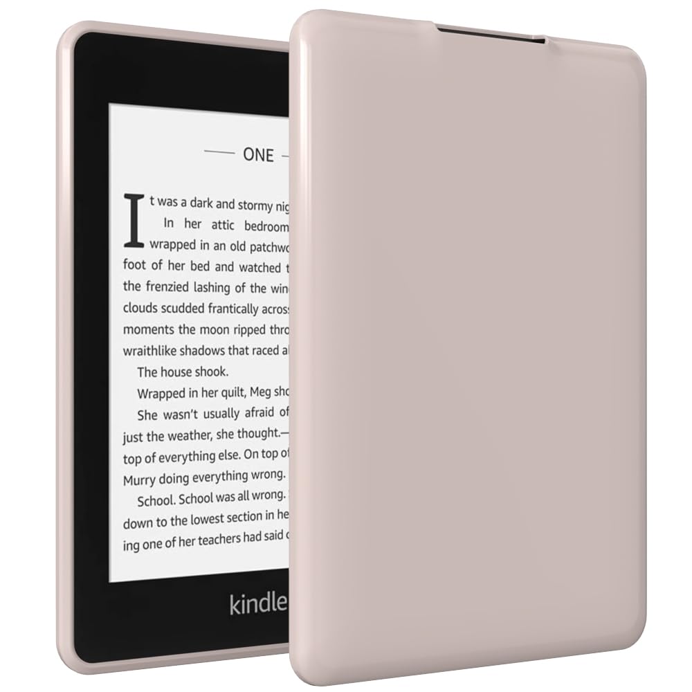 Photo 1 of Case for 6" Kindle Paperwhite (Fits All 2012,2013,2015,2016 and 10th Gene 2018 Versions), Puxicu Slim Design Flexible Matte TPU Protective Cover for 6 inch Kindle Paperwhite Tablet, Pink