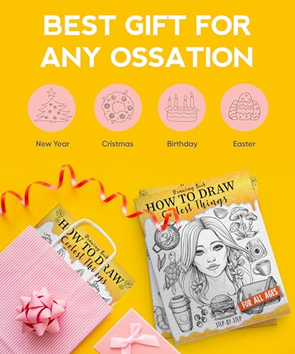 Drawing Book How to Draw Coolest Things Step-by-Step: Drawing Guide Textures, Shading, Anatomy, Face, Stuff. Learning Draw Anything and Everything