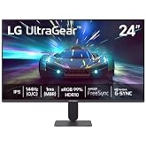 LG UltraGear Monitor Gamer 24" IPS 144Hz (O/C) 1ms (MBR) Full HD (1920x1080) HDR10 NVIDIA G-SYNC AMD FreeSync, Preto - 24G411