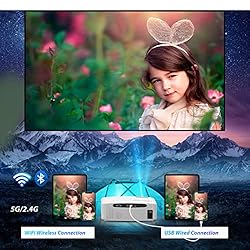 Native 1080P 19000 Lumens 5G WiFi Bluetooth