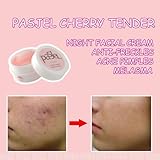 PASJEL CHERRY TENDER NIGHT FACIAL CREAM ANTI-FRECKLES ACNE PIMPLES MELASMA 10ML.