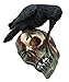 Ebros T Virus Infected Raven Crow Feeding on Zombie Flesh Decorative Figurine 4.25
