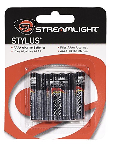 Streamlight 65030 Stylus AAAA Replacement Batteries, 6-Pack