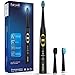 Electric Toothbrush, Rechargeable Sonic Toothbrush for Adults, 3 Modes 4 Hours Fast Charge for 30 Days' Use, Built-in Timer, Waterproof Black by Fairywill Model FW-917 Black
