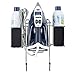Ironing Board Hanger- with Storage Basket for Clothing Iron - Ironing Board Holder Wall Mount/or Over The Door