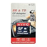 BR & TD SD CF Card Adapter Wireless WiFi SD Card to Type I Card Adapter for SLR Camera