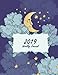 2019 Weekly Journal: Purple Sky Design, Weekly View Planners, 12 Months Calendar, schedule planner,1 by 