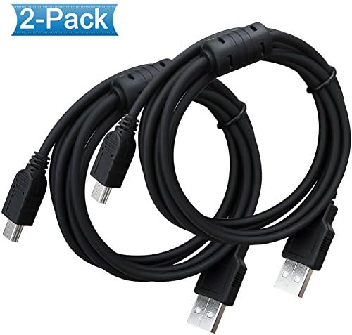 PS3 Charging Cable, 5ft Type A Male USB to Mini-B 2.0 Cable for Sony Playstation 3/PS-3 Slim SixAxis Controller Charger,TI-84 Plus Graphing Calculators, Garmin Nuvi Sat Navigation Data Sync Cord