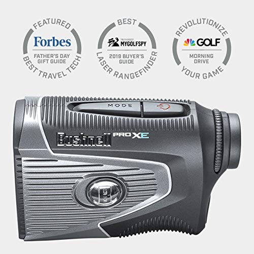 Bushnell Pro XE Golf Laser Rangefinder Bundle with Protective Skin