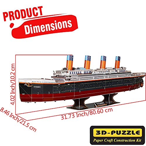 RMS Titanic 3D Puzzle, 113 Pieces Pricepulse