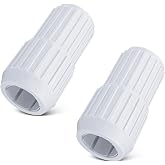 Adabuing Pool Telescoping Pole Cam Lock Replacement - fit for EZ Lock Cam for Telescopic Swimming Pool Poles with Twist Lock, Repaired and Fixed Your Pool Pole, for 2 Section Pole - 2 Pcs White