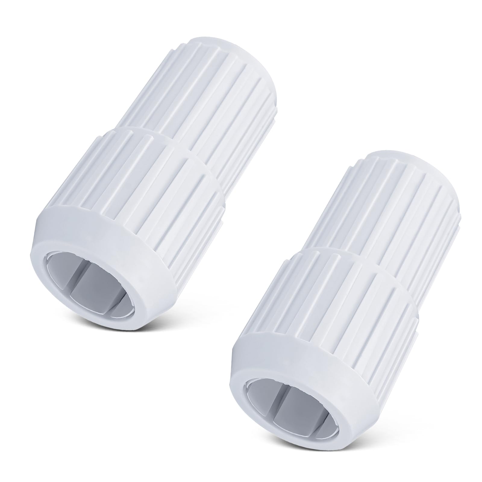 Photo 1 of Adabuing Pool Telescoping Pole Cam Lock Replacement - fit for EZ Lock Cam for Telescopic Swimming Pool Poles with Twist Lock, Repaired and Fixed Your Pool Pole, for 2 Section Pole - 2 Pcs White