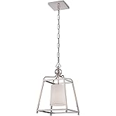 Crystorama Libby Langdon Sylvan 1 Light Polished Nickel Mini Pendant