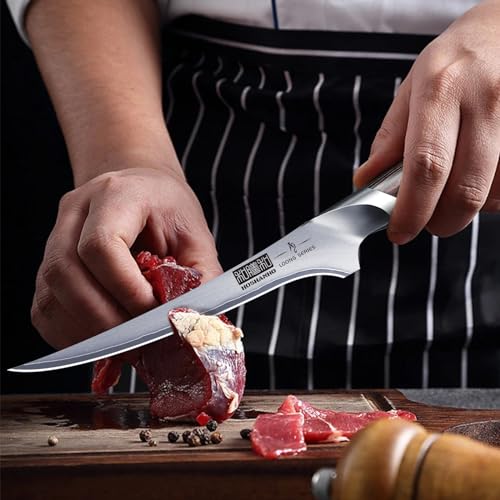 HOSHANHO Fillet Knife 7 Inch, Super Sharp Japanese Fish Boning Knife | Professional High Carbon Stainless Steel Filleting Knives for Meat Poultry Cutting