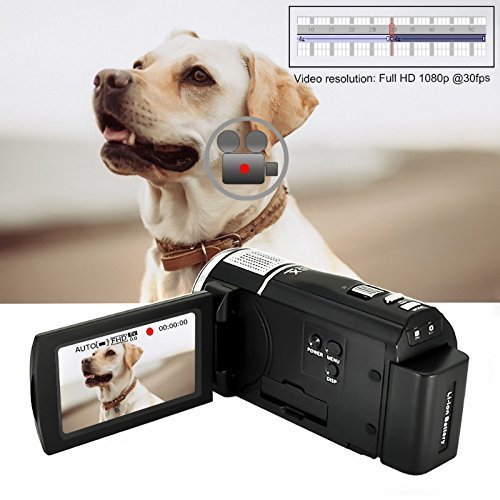 Camcorder 1080p Full HD Digital Video Camera Close up 24.0 MP Camera 3 Inch LCD Touch Screen Video Recorder