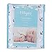 TILLYOU Cotton Collection Woven Fitted Crib Sheet for Baby Boys or Girls, Breathable Soft Natural Sheet for Standard Toddler Bed Mattress, Durable Elastic and Deep Pocket, 28