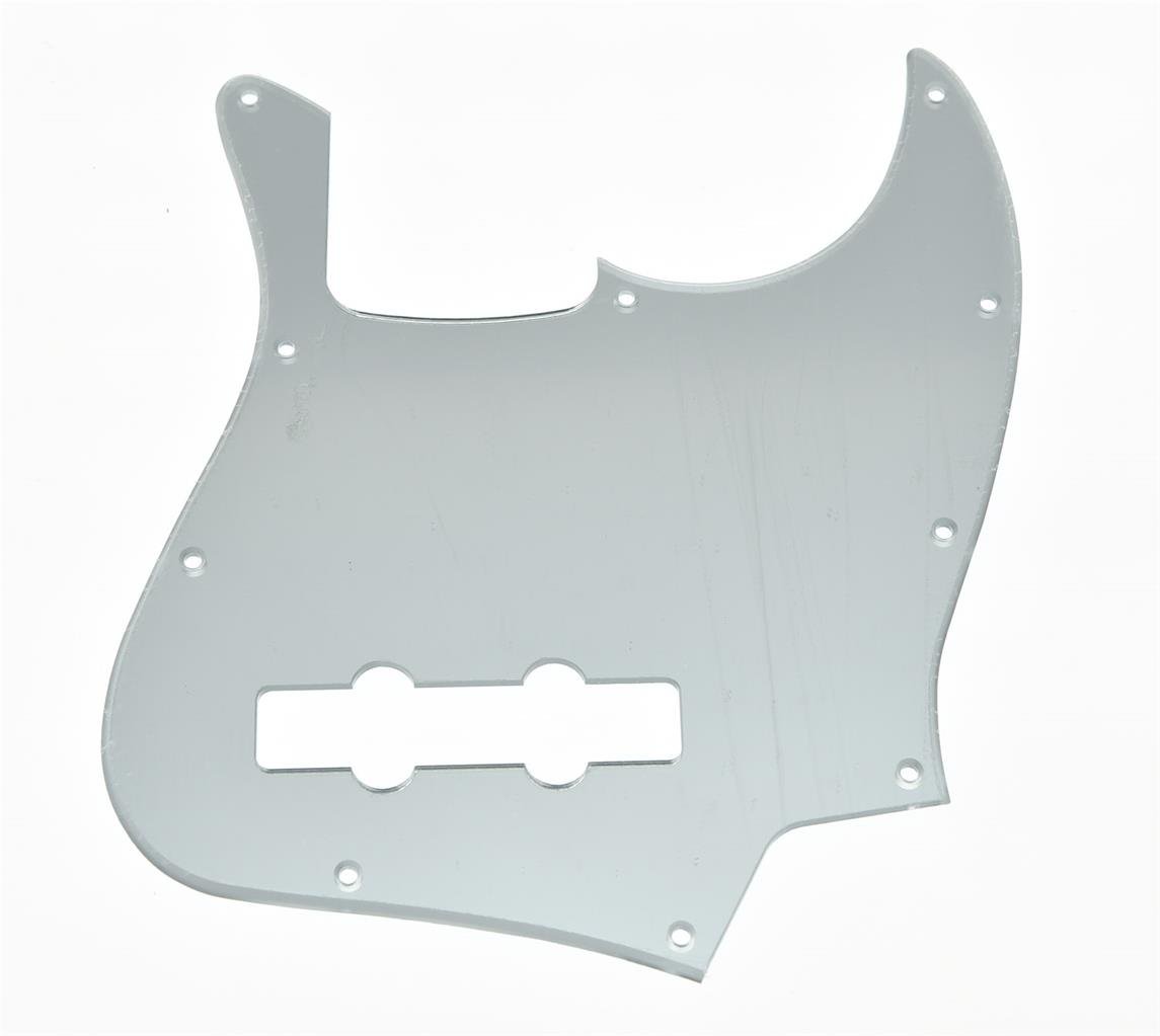 KAISH Silver Mirror Jazz J Bass Pickguard for USA/Mexican 4 String Fender Jazz Bass