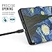 MoKo Case for Kindle E-reader (8th Generation 2016) - The Thinnest and Lightest  Cover with Auto Wake/Sleep for Amazon Kindle (6 Display, 8th Gen 2016 Release), Starry Night