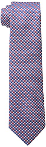 Wembley Big Boys Grenoble Check Tie, Red, One Size