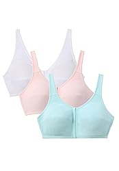 Comfort Choice Women's Plus Size 3-Pack Front-Close