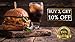 Burger Press Patty Maker I Nonstick Press Molds Uniform Consistent Burgers Every Time w/Perfect Grill Marks I The Best BBQ Accessory for Evenly Cooked Patties & Stuffed Burgers, Bonus Recipe E-book