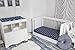 2 Pack Jersey Fitted Cotton Crib Sheet with Anchor Print - Standard Crib Mattress Size - Toddler, Kids Bedding - Navy Blue Nautical Nursery Decor - Ideal for Infant Boys Or Girls