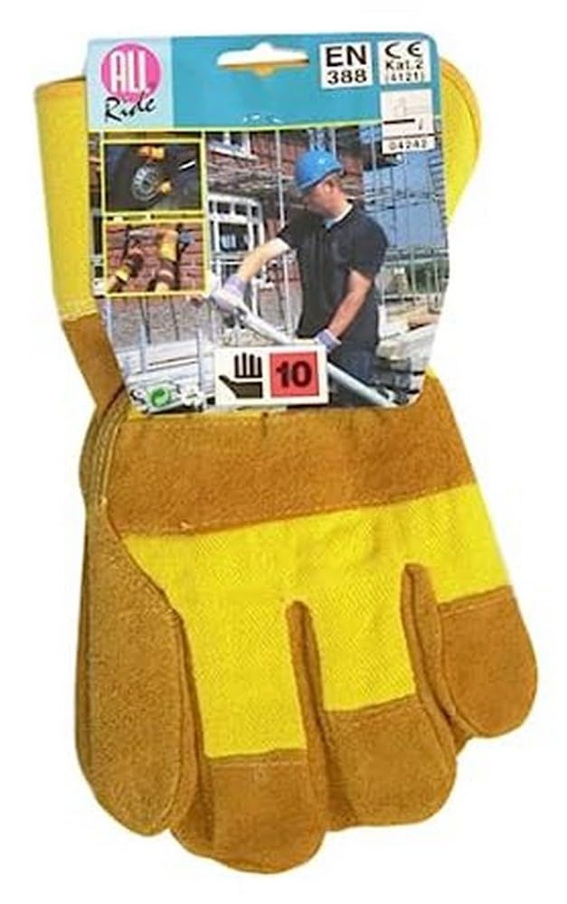 Lifetime Tools 4242 Pair of Work Gloves Size 10 Yellow