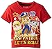 Paw Patrol  Toddler Boys' Group Shot T-Shirt, Red, 3T
