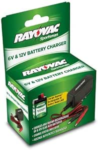 Amazon.com: Rayovac 6v/12v Outdoor Battery Charger: Home Improvement