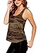 ASMAX haoduoyi Women's Irresistible Floaty Swing Tank Military Camo Vest (XL)