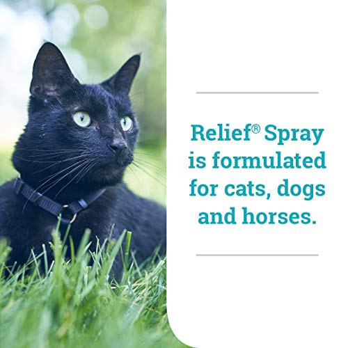 Relief Spray, temporary relief of itching and flaking, for dogs, cats