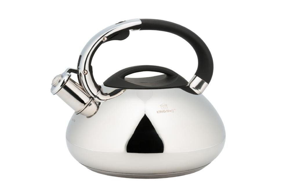 Stainless Steel Induction Whistling Kettle 3 Litres (SOFT HANDLE) KH3779 Amazon.co.uk Kitchen