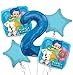 Bubble Guppies Balloon Bouquet 2nd Birthday 5 pcs - Party Supplies