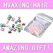 HVAXING 24 inch Ombre Jumbo Braiding Hair Extensions 2Pcs/Lot 100g/pcs High Temperature Kanekalon Fiber Crochet Twist Braids (Black-Purple-Light blue)