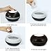Mijoyee 300ml Wood Grain Aromatherapy Essential Oil Diffuser with 7 Color shades, Aroma Humidifier with Cool Mist and Waterless Auto Shut-Off Function. Ultrasonic Whisper makes it Runs Quietly.