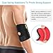 Elbow Brace, Adjustable Elbow Support with Dual-Spring Stabilizer, Elbow Strap for Golfers Elbow, Tennis Elbow, Arthritis, Tendonitis, Sports Injury Pain Relief and
